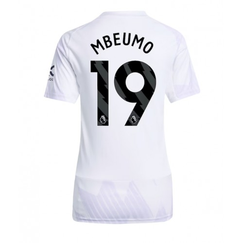 Stroje piłkarskie Manchester United Bryan Mbeumo #19 Koszulka Wyjazdowej dla damskie 2025-26 Krótki Rękaw